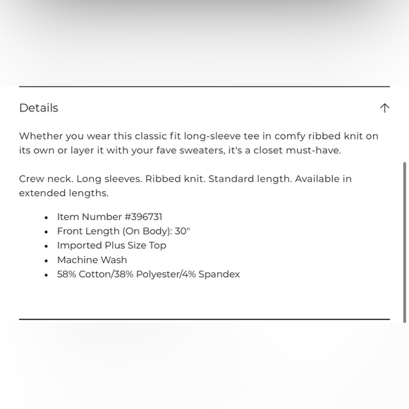 Lane Bryant Classic Long Sleeve Crewneck in Forest Green NWT Size 18/20 2X - Picture 8 of 8